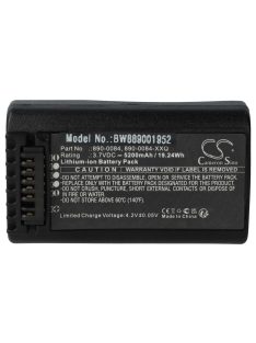   67201-01-TNL, 53708-PRN, 67201-01, 108571-00, 53708-00 - 5200 mAh 3,7 V Li-Ion Akkumulátor