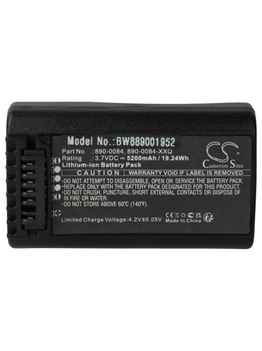 67201-01-TNL, 53708-PRN, 67201-01, 108571-00, 53708-00 - 5200 mAh 3,7 V Li-Ion Akkumulátor