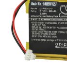 VHBW Vezeték nélküli fejhallgató akku a JBL GSP753030 01 - 600 mAh 3,7 V Li-polymer