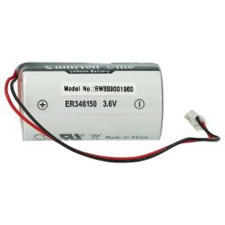   VHBW Alarmanlagen Akku DSC ER34615M-T1, ER346150, WT4911BATT - 14500 mAh 3,6 V Li-MnO2