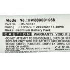 VHBW Notbeleuchtung Akku Schneider OVA TD110431 - 2000 mAh 3,6 V NiCd