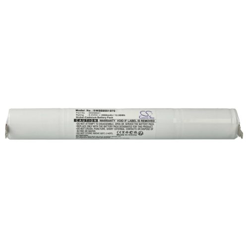 VHBW Notbeleuchtung Akku NX MGN9021 - 2000 mAh 6 V NiCd