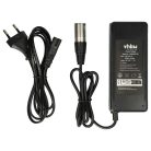 VHBW Charger for E-Bike 36V Batteries, such as HP1202L3, 3-Pin, 42V, 2A