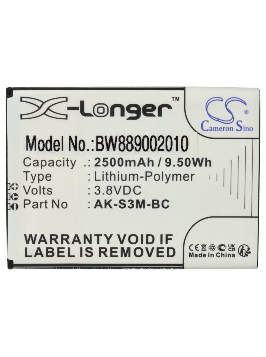 Senior mobiltelefon akkumulátor az Emporia AK-S3M-BC-hez - 2500 mAh 3,8 V Li-polimer - Okostelefon akkumulátor