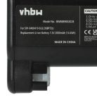 VHBW Battery for AEG S91-0400410-SU2, OSBP72LI - 2000 mAh, 7.2 V, Li-Ion