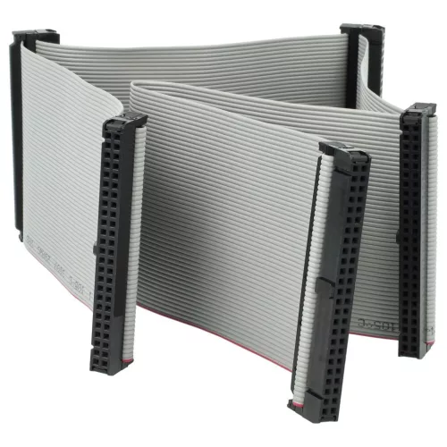 VHBW SCSI Flat Ribbon Cable - 5 pcs, 50 Pin, 50 cm
