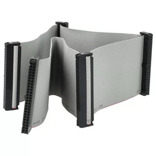 VHBW SCSI Flat Ribbon Cable - 5 pcs, 50 Pin, 50 cm