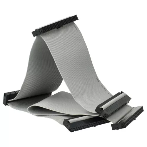 VHBW SCSI Flat Ribbon Cable - 5 pcs, 50 Pin, 50 cm