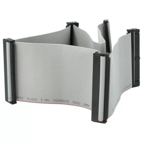 VHBW SCSI Flat Ribbon Cable - 5 pcs, 50 Pin, 50 cm