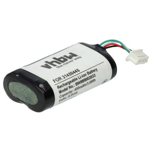 VHBW Mobil PC Akku Volvo 31450445 - 450 mAh 8 V Li-Ion