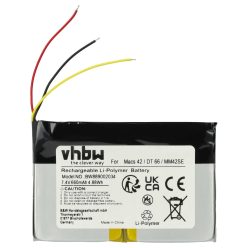   VHBW Auto-Diagnosegerät Akku Hella Gutmann 2S/LPP443441 S - 660 mAh 7,4 V Li-Polymer
