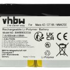VHBW Auto-Diagnosegerät Akku Hella Gutmann 2S/LPP443441 S - 660 mAh 7,4 V Li-Polymer