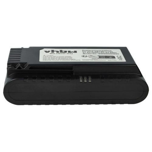 VHBW Samsung DJ96-00221A, VCA-SBT90E, VCA-SBT90 Akku - 3000 mAh, 21,6 V, Li-Ion