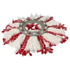 VHBW 2x Leifheit 52115, 52094 Felmosófej - Mikroszálas, Fehér, Piros