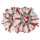 VHBW 2x Leifheit 52115, 52094 Felmosófej - Mikroszálas, Fehér, Piros