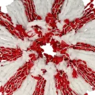 VHBW 2x Leifheit 52115, 52094 Felmosófej - Mikroszálas, Fehér, Piros