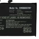 VHBW Mobile Phone Battery for Apple A2830 - 4300 mAh 3.87 V Li-polymer
