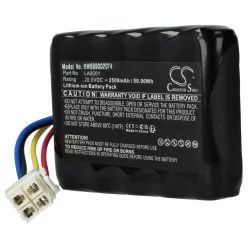   VHBW Landxcape LA0002, LA0001 Lawn Mower Battery - 2500 mAh 20 V Li-Ion