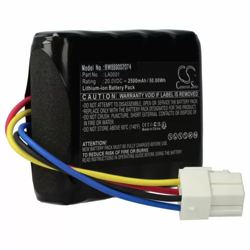 VHBW Landxcape LA0002, LA0001 Lawn Mower Battery - 2500 mAh 20 V Li-Ion