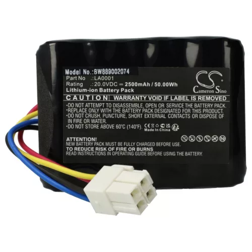 VHBW Landxcape LA0002, LA0001 Lawn Mower Battery - 2500 mAh 20 V Li-Ion
