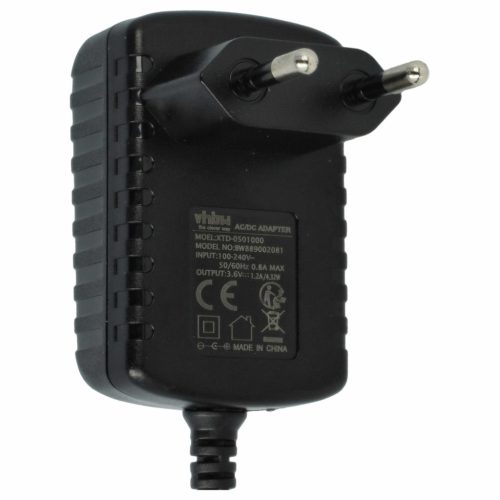 VHBW Hálózati adapter Grundig GMN3730 borotvához - 3,6 V / 1,2 A