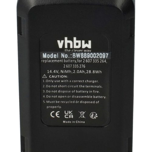 Elektromos kéziszerszámgép akkumulátor Bosch PSR14.4VES-2, Spit 14.4V, PSR 14.4-2 szerszámgépekhez - 14.4V, NiMH, 2000mAh