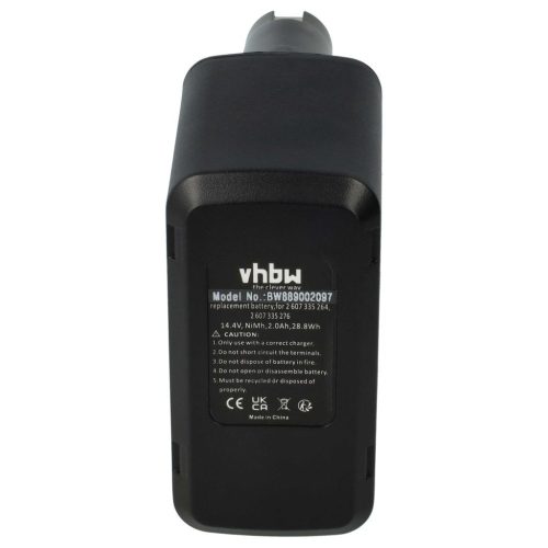 VHBW Elektrowerkzeug Akku Bosch PSR14.4VES-2, Spit 14.4V, für PSR 14.4-2 Elektrowerkzeuge - 14.4V, NiMH, 2000mAh