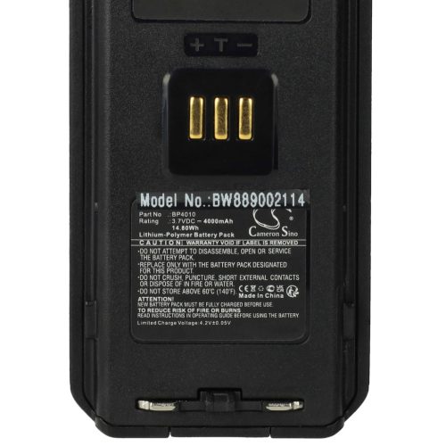 VHBW Radio Akku Hytera BP4010 - 4000 mAh 3,7 V Li-Polymer