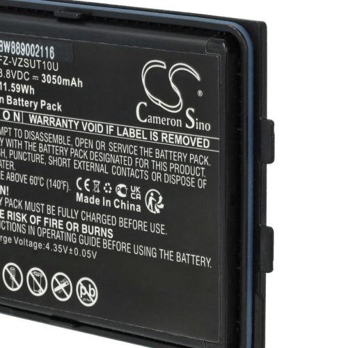 Panasonic FZ-VZSUT10U táblagép akkumulátor - 3050 mAh 3,8 V Li-Ion