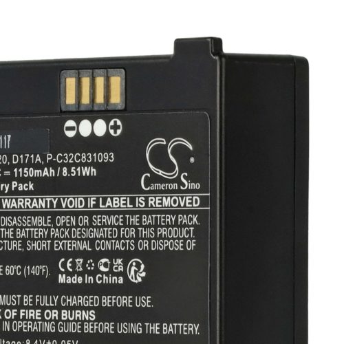VHBW Akkumulátor  Epson OT-BY20, D171A, 2165069, P-C32C831093 nyomtatókhoz - 1150 mAh 7,4 V Li-Ion