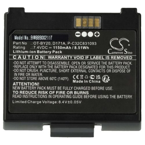 VHBW Akkumulátor  Epson OT-BY20, D171A, 2165069, P-C32C831093 nyomtatókhoz - 1150 mAh 7,4 V Li-Ion