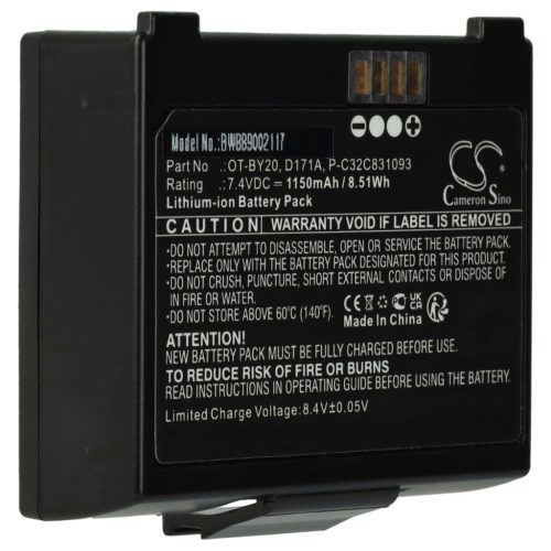 VHBW Akkumulátor  Epson OT-BY20, D171A, 2165069, P-C32C831093 nyomtatókhoz - 1150 mAh 7,4 V Li-Ion