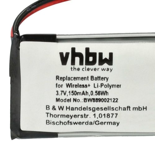 VHBW Model Maker Tool Battery for Carrera 20089823 – 150 mAh 3.7 V Li-Polymer