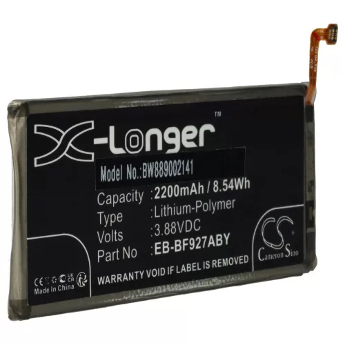 VHBW Mobile Phone Battery Samsung EB-BF926ABY, EB-BF927ABY - 2200 mAh 3.88 V Li-polymer
