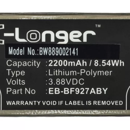 VHBW Mobile Phone Battery Samsung EB-BF926ABY, EB-BF927ABY - 2200 mAh 3.88 V Li-polymer