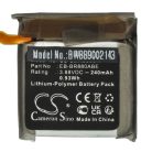 VHBW Samsung EB-BR880ABE, EB-BR880ABY, EB-BR860ABY Battery - 240 mAh 3.88 V Li-polymer