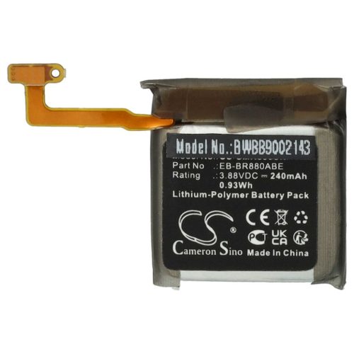 VHBW Samsung EB-BR880ABE, EB-BR880ABY, EB-BR860ABY Battery - 240 mAh 3.88 V Li-polymer