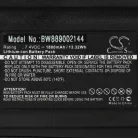 VHBW Radio Akku BL1718 - 1800 mAh 7,4 V Li-Ion