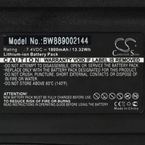 VHBW Radio Akku BL1718 - 1800 mAh 7,4 V Li-Ion