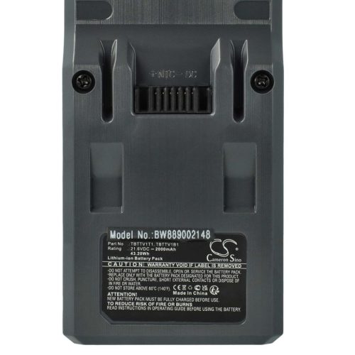 VHBW Akkumulátor Beko 9178015861-hez - 2000 mAh, 21,6 V, Li-Ion