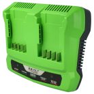 VHBW Dual Charger for Alpina C24 Li, CG 24, AlpinaPower Tool Batteries etc. Li-Ion 24 V