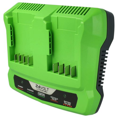 VHBW Dual Charger for Alpina C24 Li, CG 24, AlpinaPower Tool Batteries etc. Li-Ion 24 V