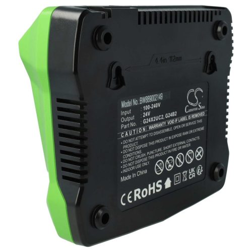 VHBW Dual Charger for Alpina C24 Li, CG 24, AlpinaPower Tool Batteries etc. Li-Ion 24 V