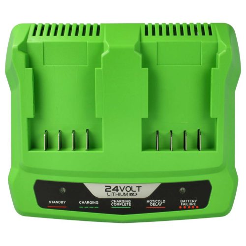 VHBW Dual Charger for Alpina C24 Li, CG 24, AlpinaPower Tool Batteries etc. Li-Ion 24 V