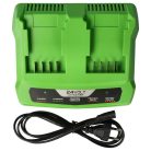 VHBW Dual Charger for Alpina C24 Li, CG 24, AlpinaPower Tool Batteries etc. Li-Ion 24 V