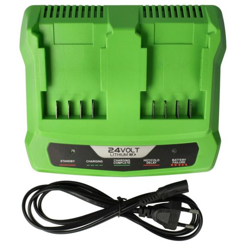 VHBW Dual Charger for Alpina C24 Li, CG 24, AlpinaPower Tool Batteries etc. Li-Ion 24 V