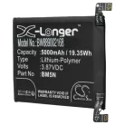 VHBW Mobile Phone Battery for BM5N - 5000 mAh 3.87 V Li-Polymer