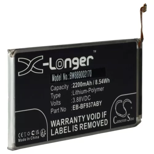 VHBW Mobile Phone Battery Samsung EB-BF936ABY, EB-BF937ABY - 2200 mAh 3.88 V Li-polymer