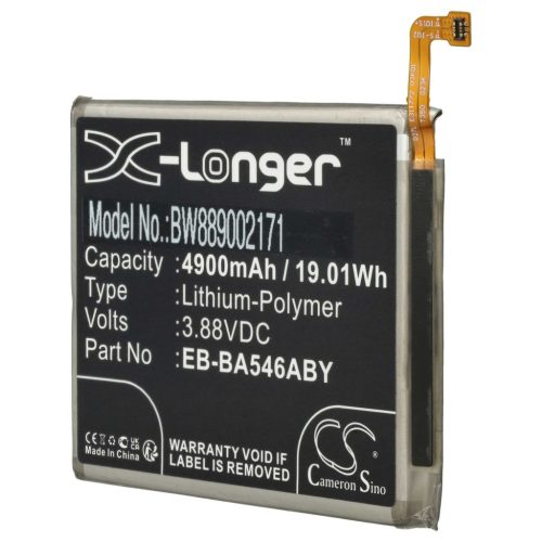Mobiltelefon akkumulátor  Samsung EB-BA546ABY, GH82-31469A - 4900 mAh 3,88 V Li-polymer