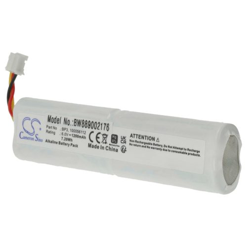 VHBW Alarmanlagen Akku Telenot BP3, 100056112 - 1200 mAh 6 V Alkaline